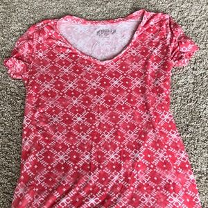 Pink and White Mudd Shirt